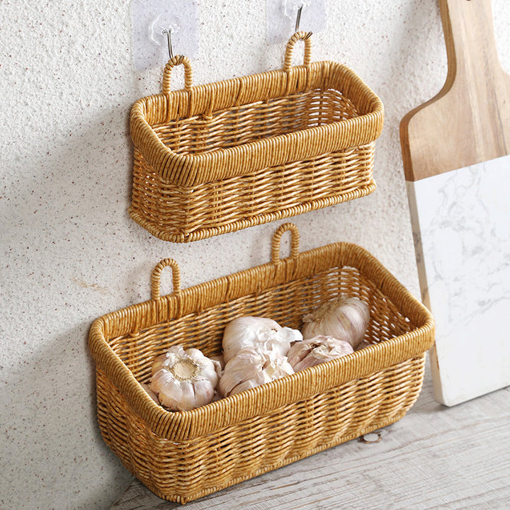 Handwoven Multi-Compartment Storage Basket Kalsten