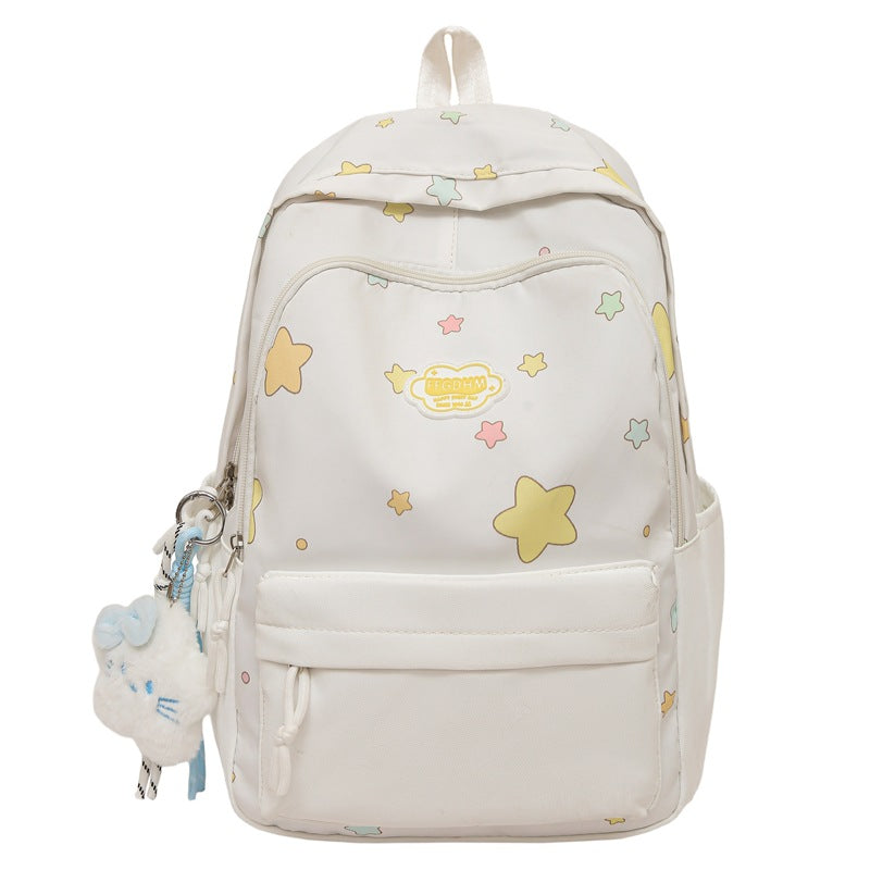 Playful Starry Print Backpack Kalsten