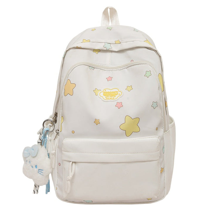 Playful Starry Print Backpack Kalsten