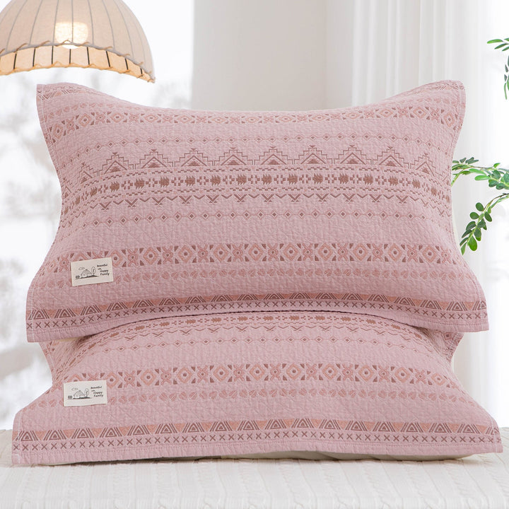 Women's pillowcase with modern checkered pattern Kalsten