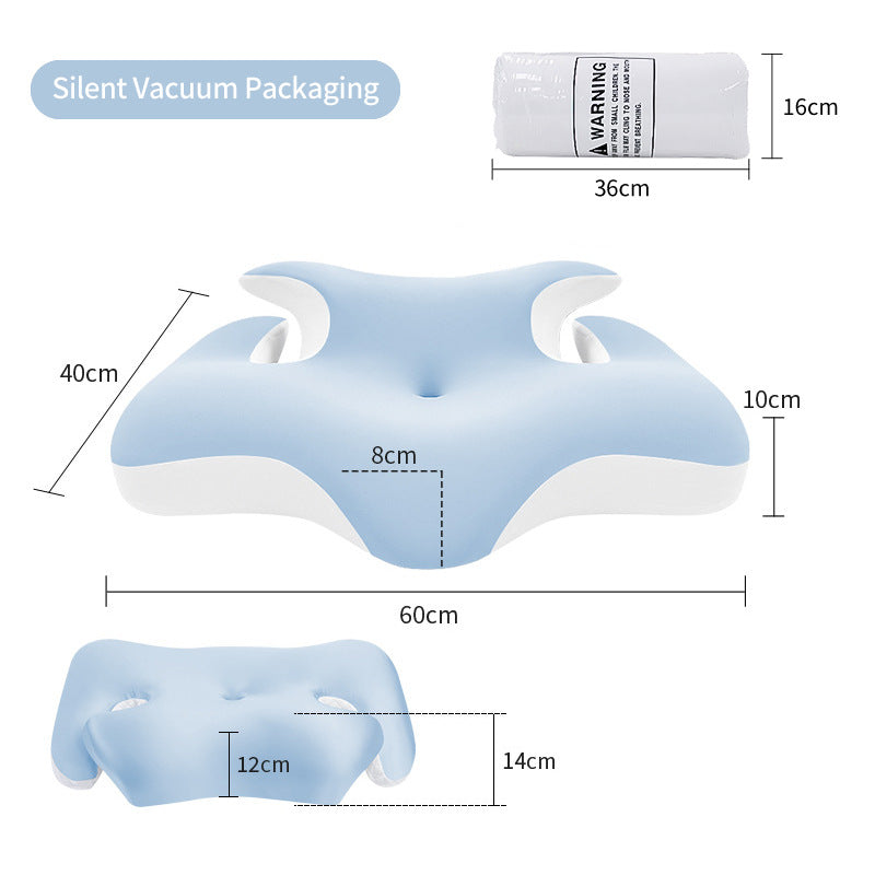 Ergonomic Neck And Shoulder Sleep Pillow With Cooling Gel Surface Kalsten