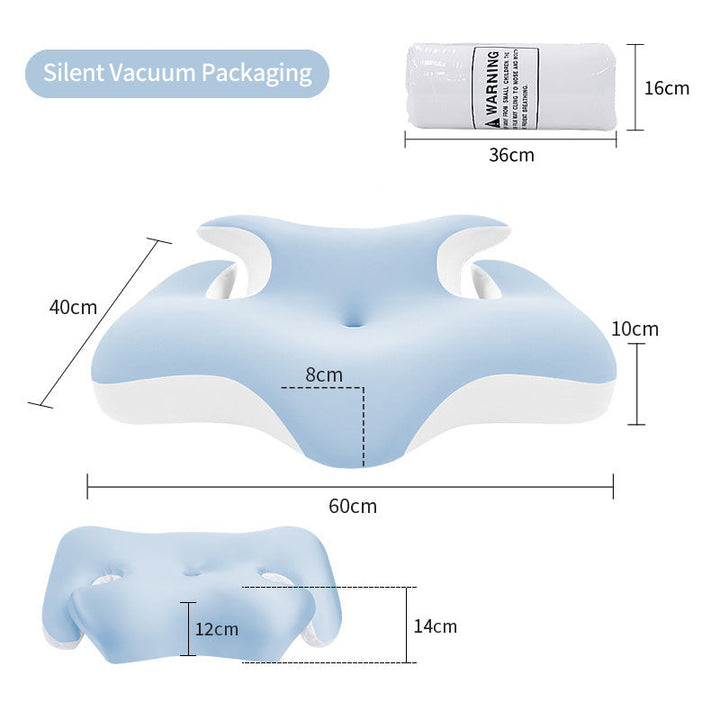 Ergonomic Neck And Shoulder Sleep Pillow With Cooling Gel Surface Kalsten