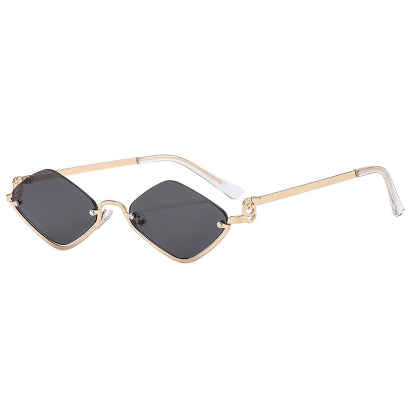 Women's trendy square sunglasses with delicate metal frame Kalsten