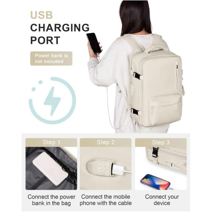 Multifunctional Travel Backpack with Insulated Laptop Compartment Kalsten