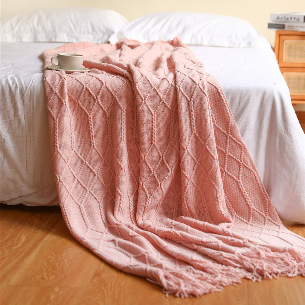 Unisex Cozy Knit Blanket