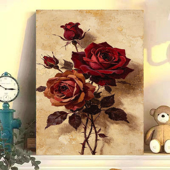 Vintage Floral Canvas Artwork Kalsten