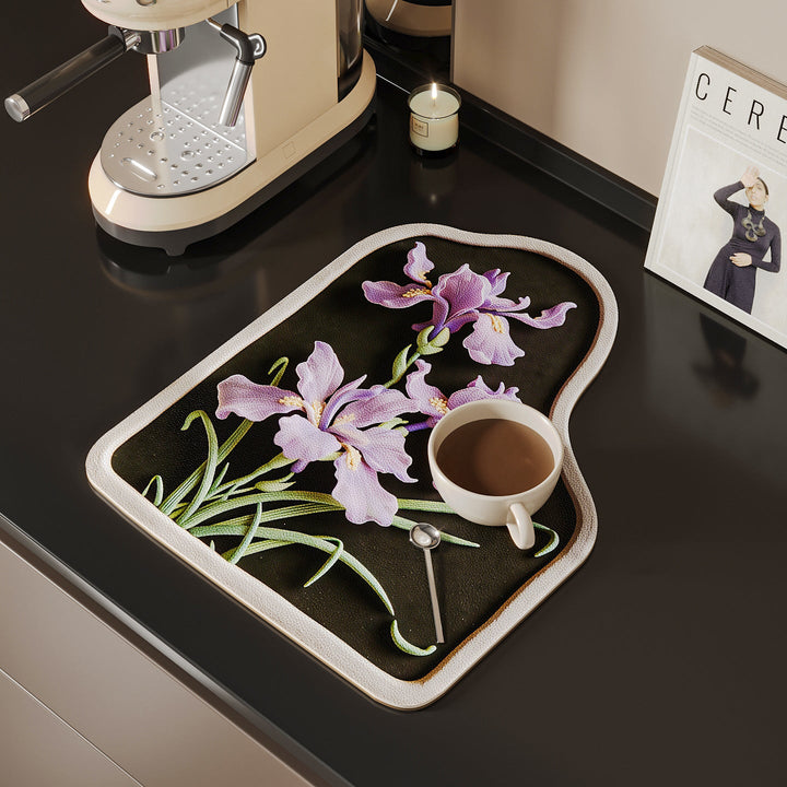 Decorative Floral Kitchen Mat Kalsten