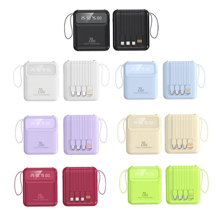 Portable power bank with integrated multifunction charging technology Kalsten
