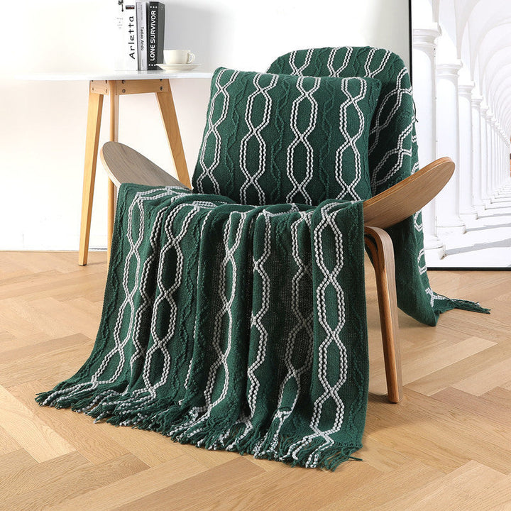 Textured Throw Blanket Kalsten