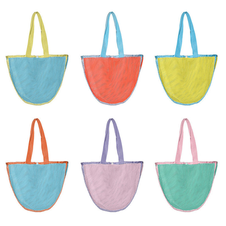 Practical Beach Bag in Net Design Kalsten