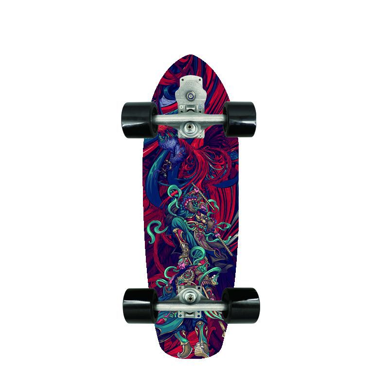 Retro-Inspired Mini Cruiser Skateboard Kalsten