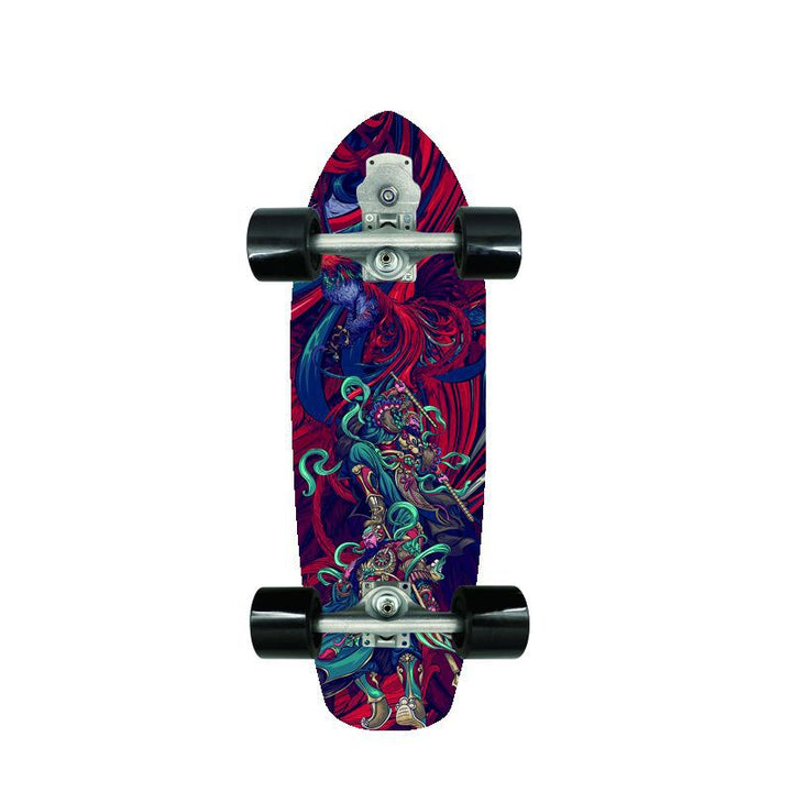Retro-Inspired Mini Cruiser Skateboard Kalsten