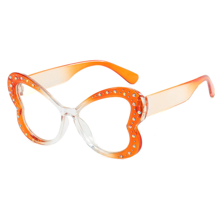 Women's playful heart-shaped sunglasses with glitter accents Kalsten