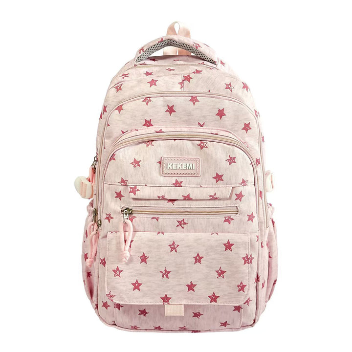 Multi-Pocket Star Pattern Backpack Kalsten