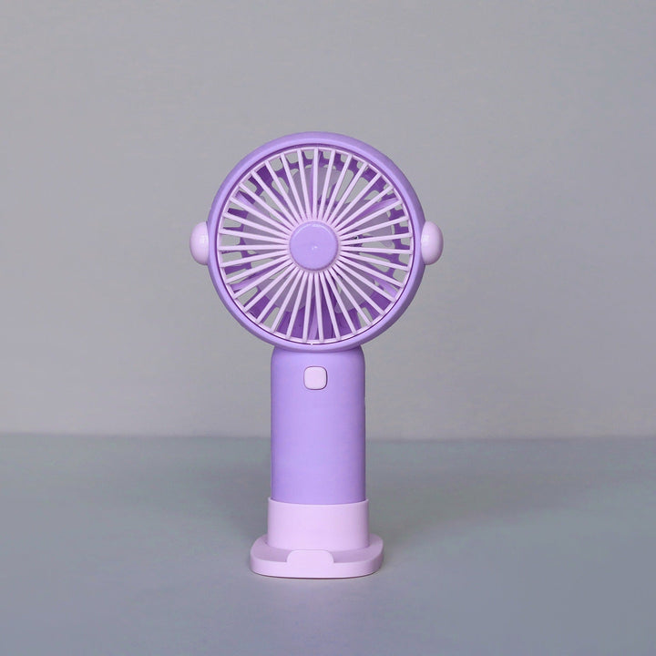 Unisex Handheld Fan with ergonomic design and practical stand function Kalsten