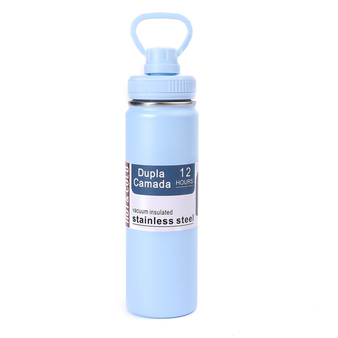 Ladies stainless steel vacuum water bottle with ergonomic handle Kalsten