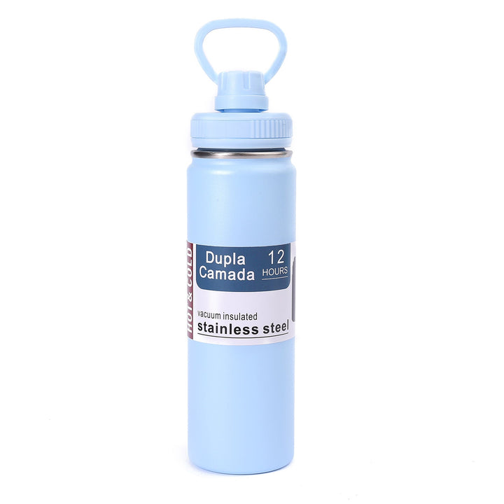 Ladies stainless steel vacuum water bottle with ergonomic handle Kalsten