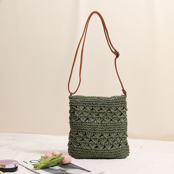 Hand-knotted shoulder bag in elegant design Kalsten