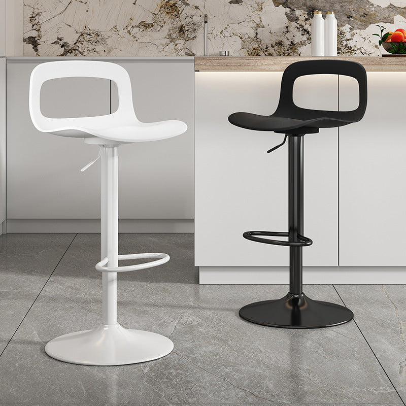 Height adjustable bar stool with ergonomic seat and swivel design Kalsten