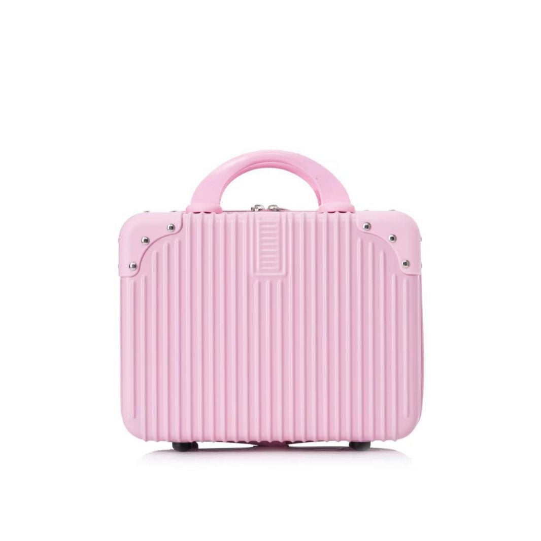 structured hard-shell travel cosmetic carry case with reinforced corner guards and ergonomic handle Kalsten