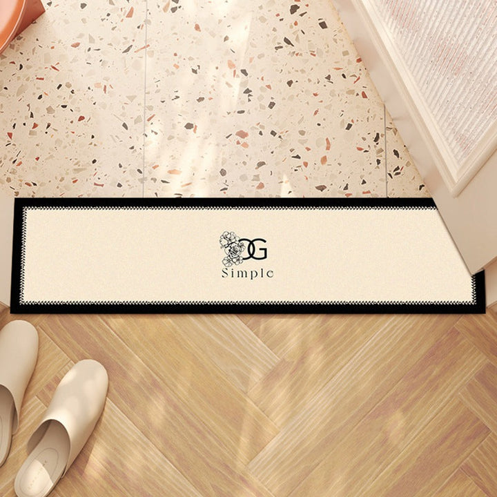Checkerboard Pattern Runner Mat
