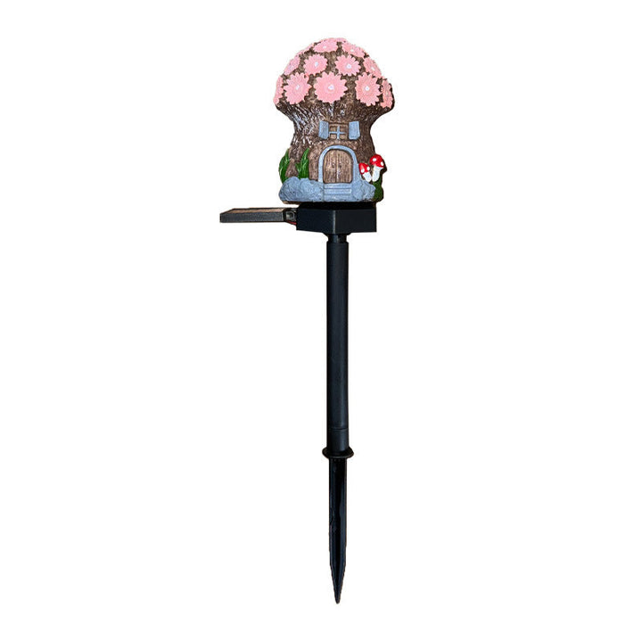 Welcoming Birdhouse Solar Pathway Stake Light With Dusk-To-Dawn Sensor Kalsten