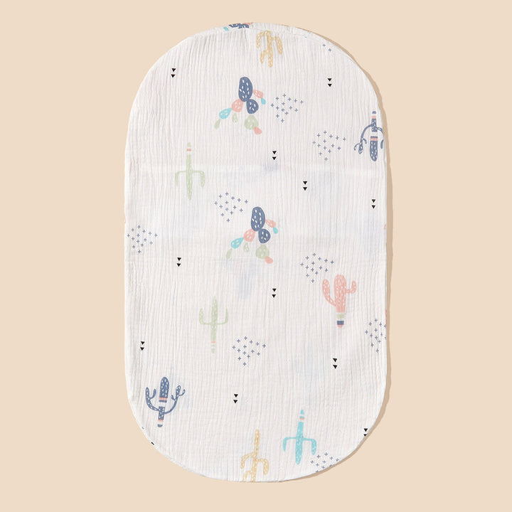 Cotton Muslin Crib Mattress Protector kalsten