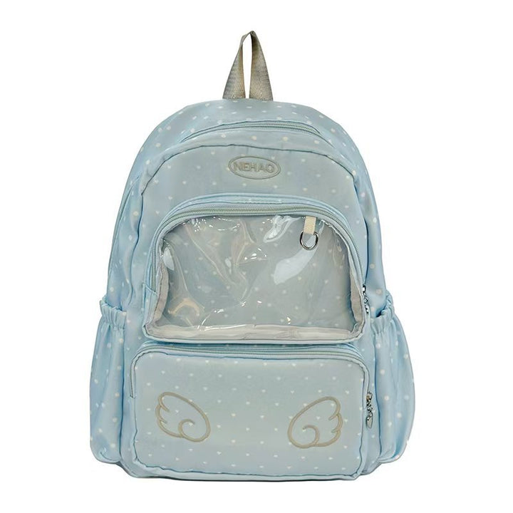 Transparent Front Pocket Backpack Kalsten