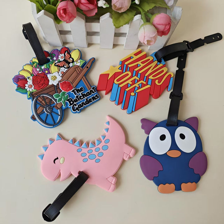Unisex Luggage Tag with Eye-Catching Safety Message Kalsten