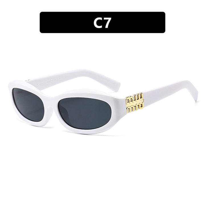 Women’s fashionable sunglasses in a curved design with luxurious details Kalsten