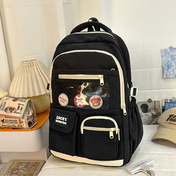 Cute Character-Based Casual School Backpack