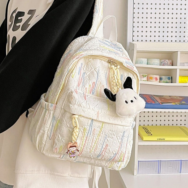 Trendy Textured Backpack Kalsten
