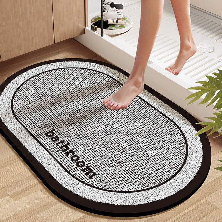 Soft Textured Bathroom Rug Kalsten