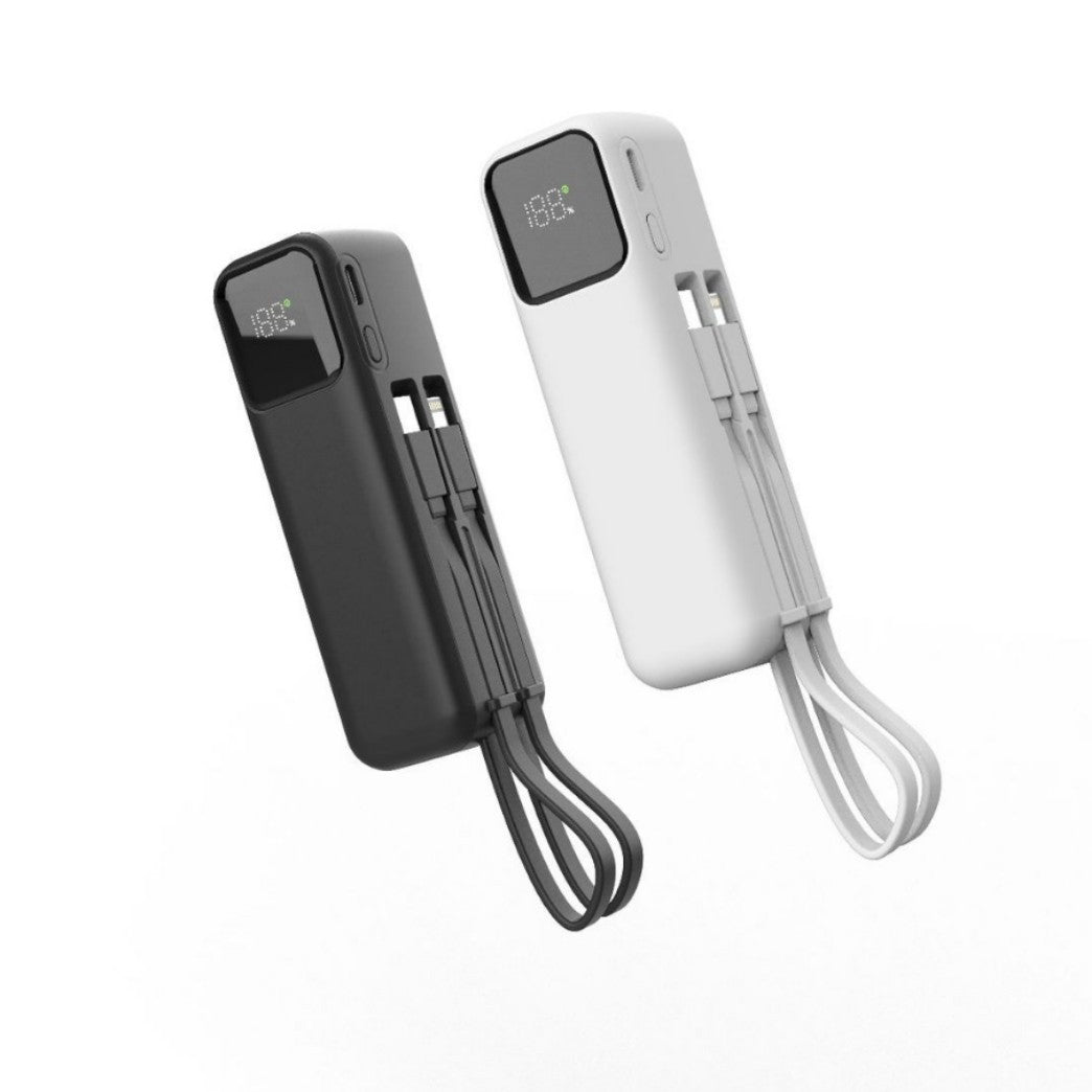 Portable power bank with integrated wireless charging function and LCD display Kalsten
