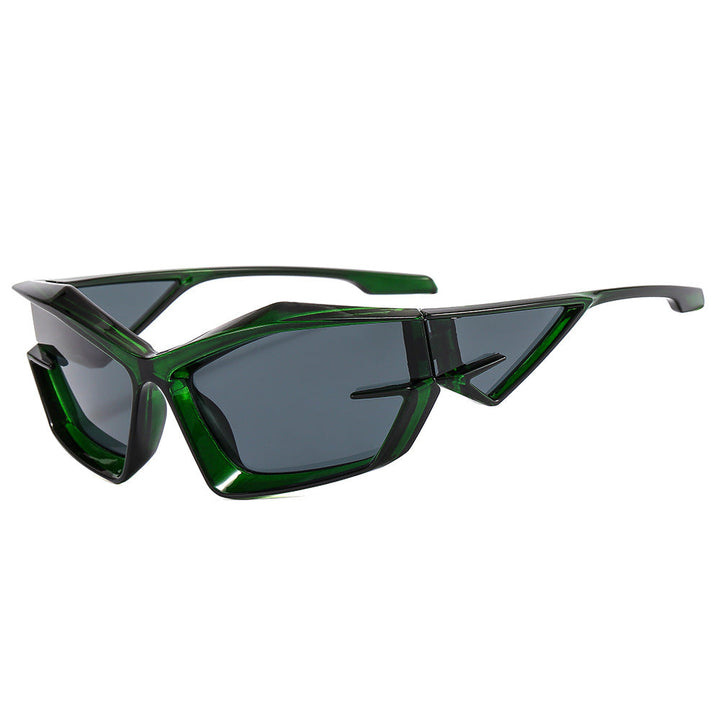 Women futuristic sunglasses with unique polygon design Kalsten