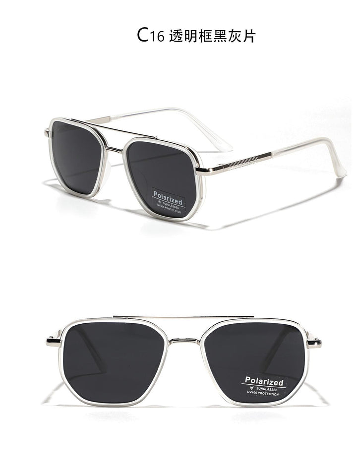 Women's Square Sunglasses with Polarized Lenses and Elegant Metal Frame Kalsten