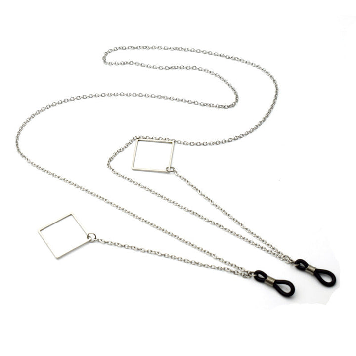 Stylish Geometric Chain Eyewear Holder Kalsten