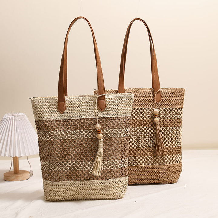 Braided Tote Bag Made From Natural Materials Kalsten