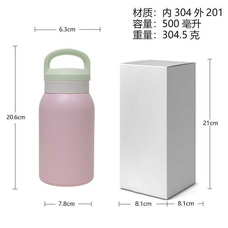 Unisex Insulated Water Bottle with Practical Handle Kalsten