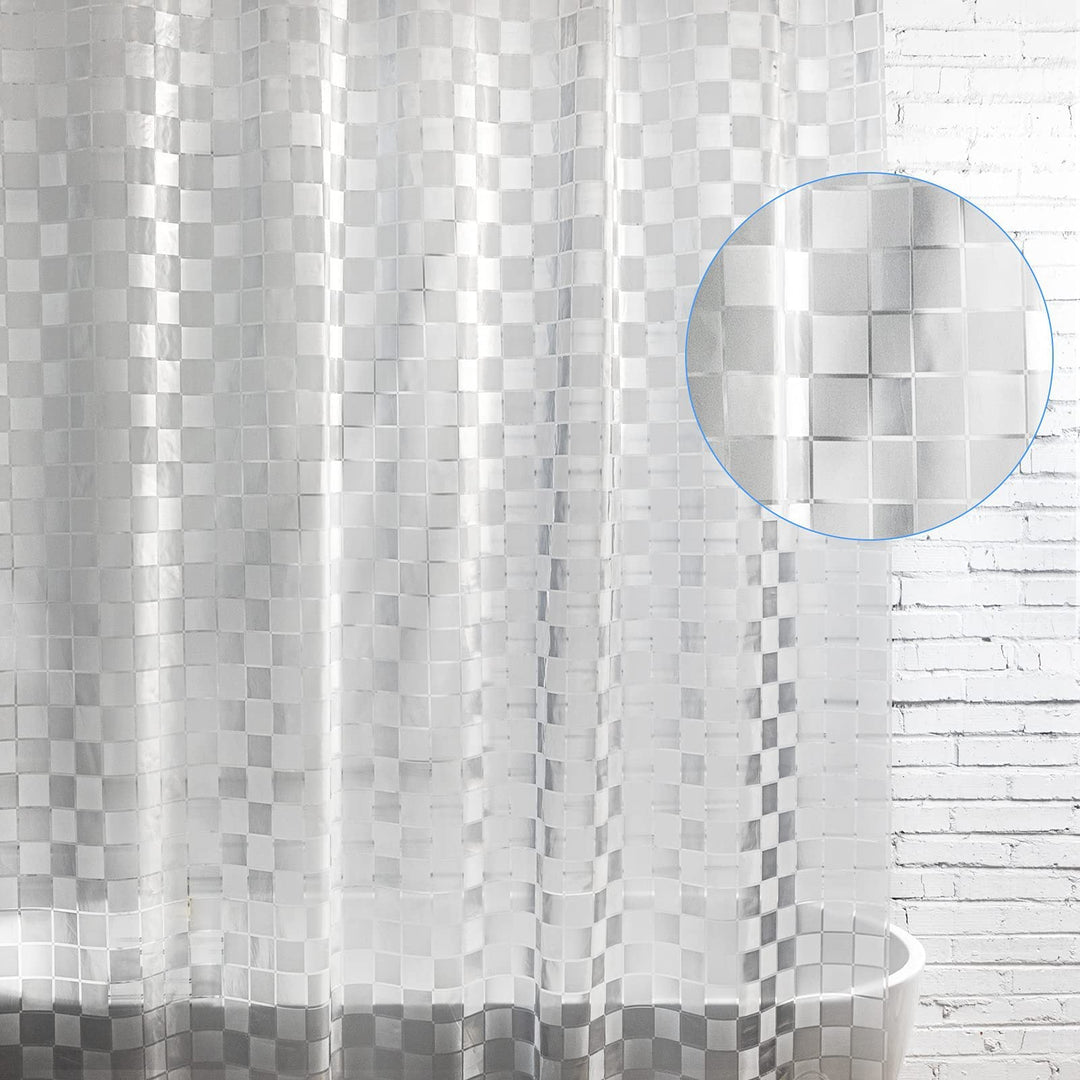 Waterproof Textured Shower Curtain Kalsten