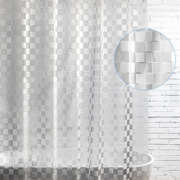 Waterproof Textured Shower Curtain Kalsten