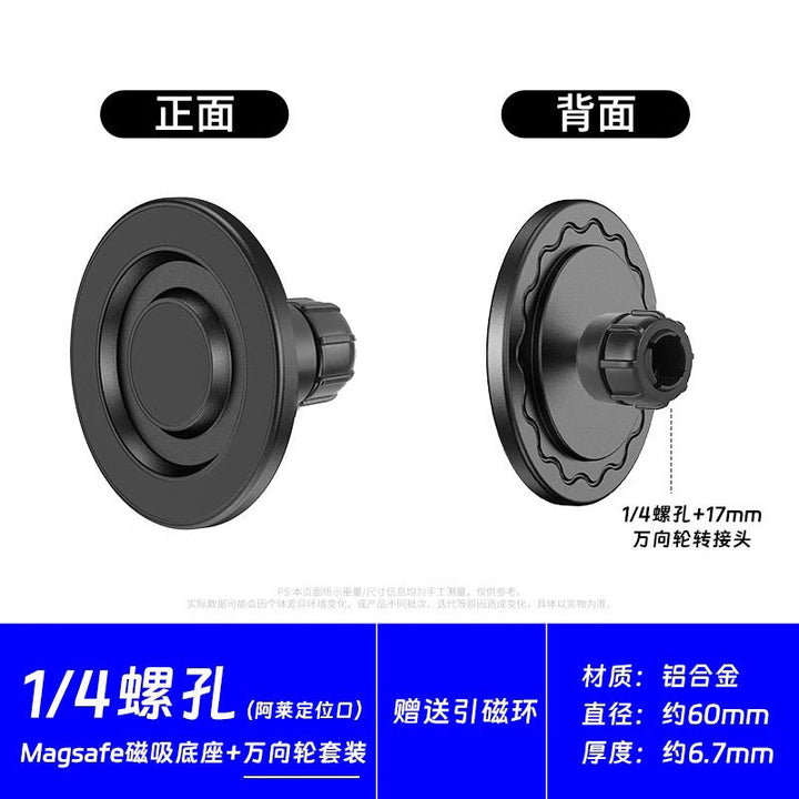 Unisex Magnetic Mounting Adapter with Universal Thread Connection Kalsten