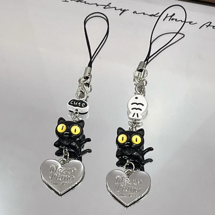 Cute Cat Charm Keychain Kalsten