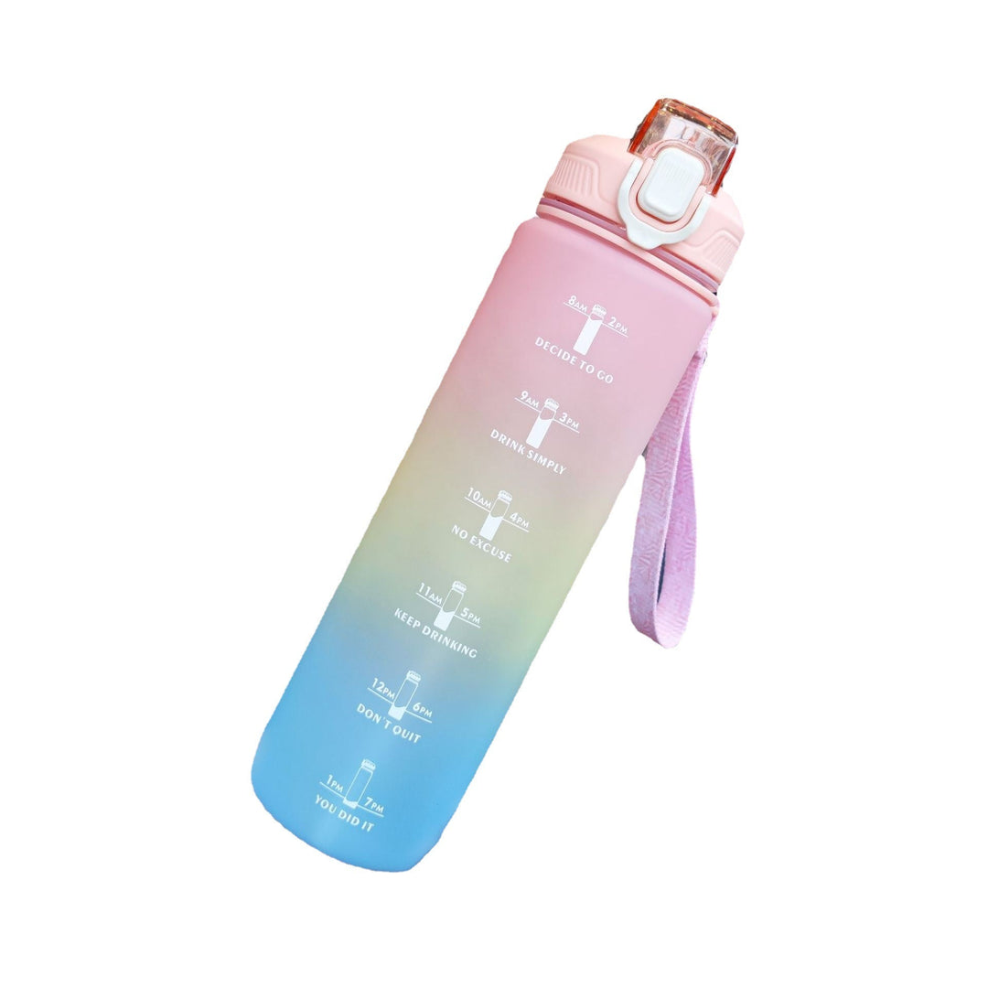 Women's Motivation Water Bottle with Time Markings Kalsten