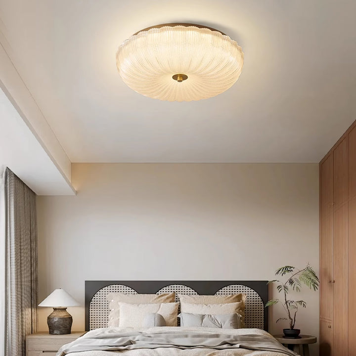 Frosted Glass Ceiling Light 15.7 in Warm Neutral Cool Indoor Lighting Modern Fixture | Kalsten