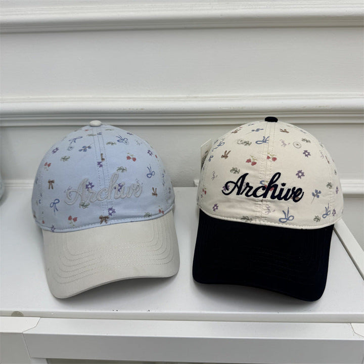 Women's Floral-Embroidered Baseball Cap Kalsten