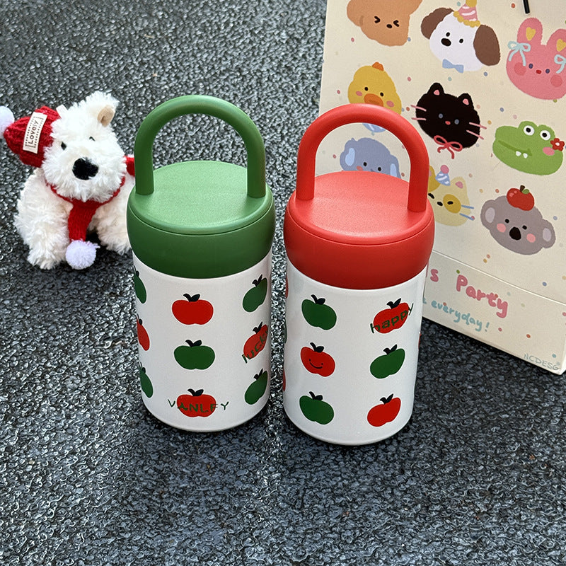 Ladies' insulated drinking container with cheerful apple motif Kalsten