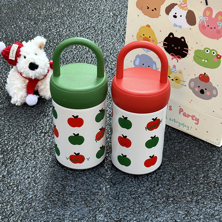 Ladies' insulated drinking container with cheerful apple motif Kalsten
