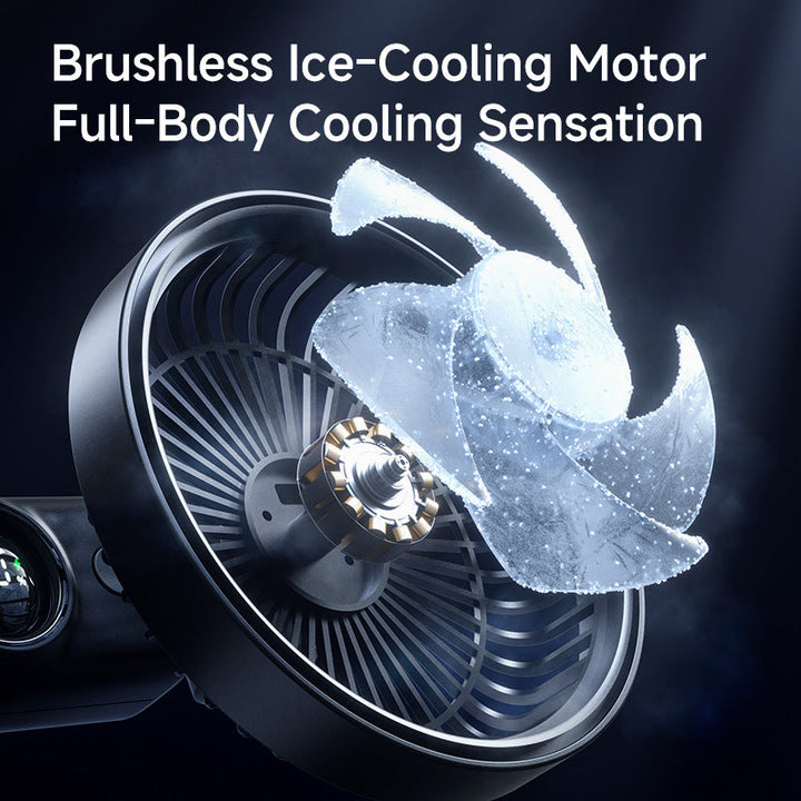 Unisex Dual-Head Rotating Clip-On Fan Kalsten