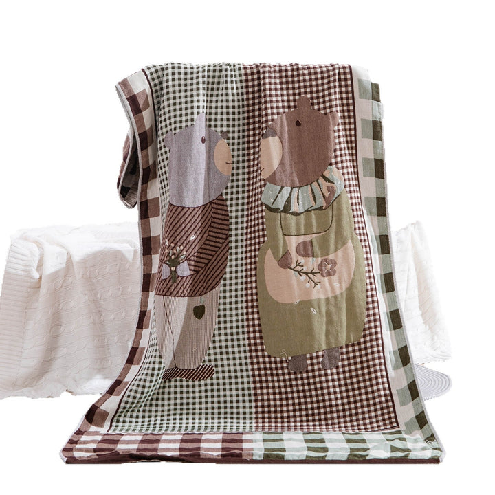 Women's throw blanket with enchanting landscape motif Kalsten